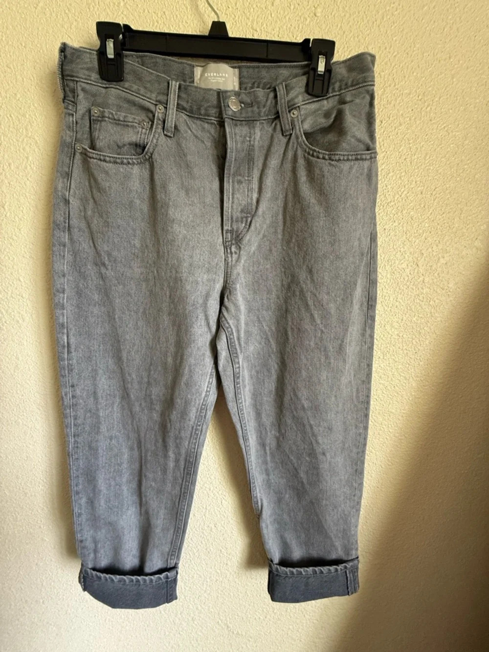 Everlane Gray Boyfriend Jeans - Picture 2 of 6